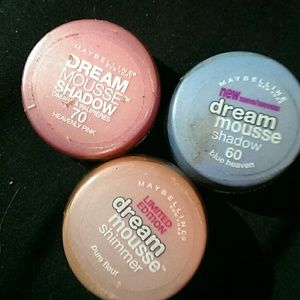 Maybelline shadow mousse.